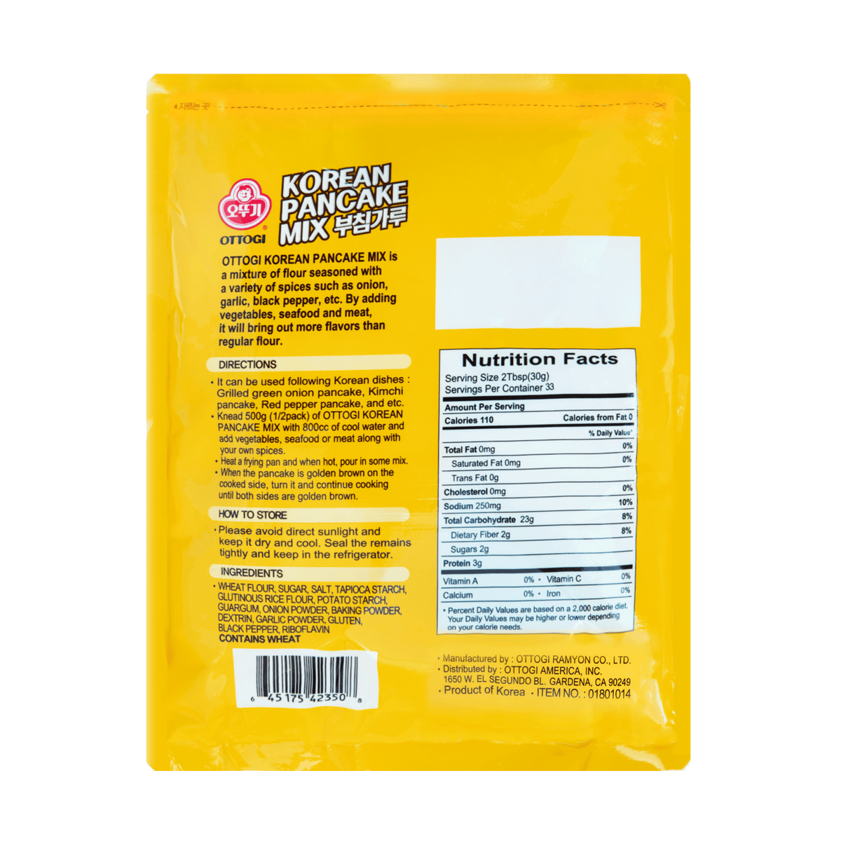 Korean Pancake Buchimke Mix 1Kg OTG NEW YORK