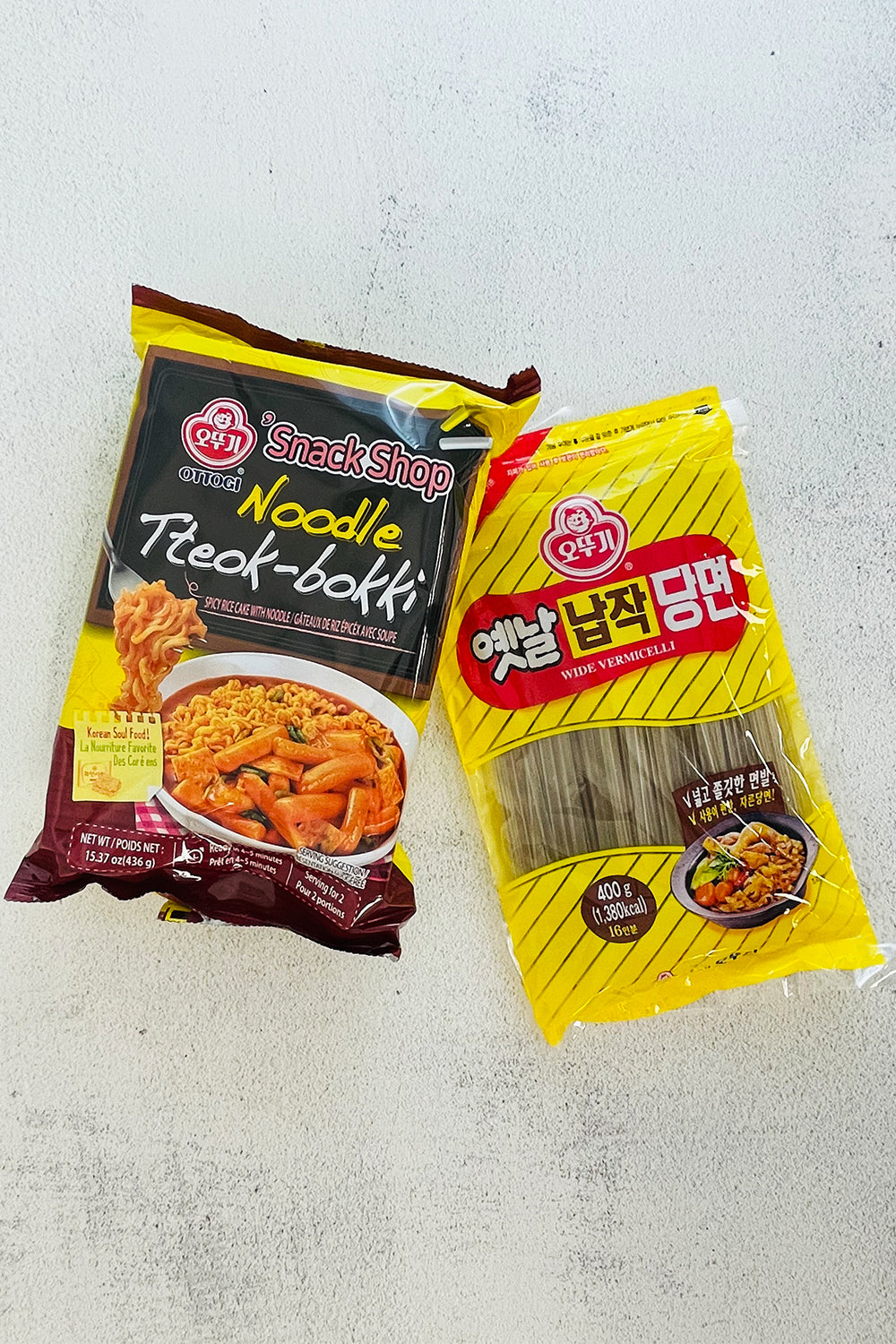 Tteok-Bokki + Wide Vermicelli Noodle SET