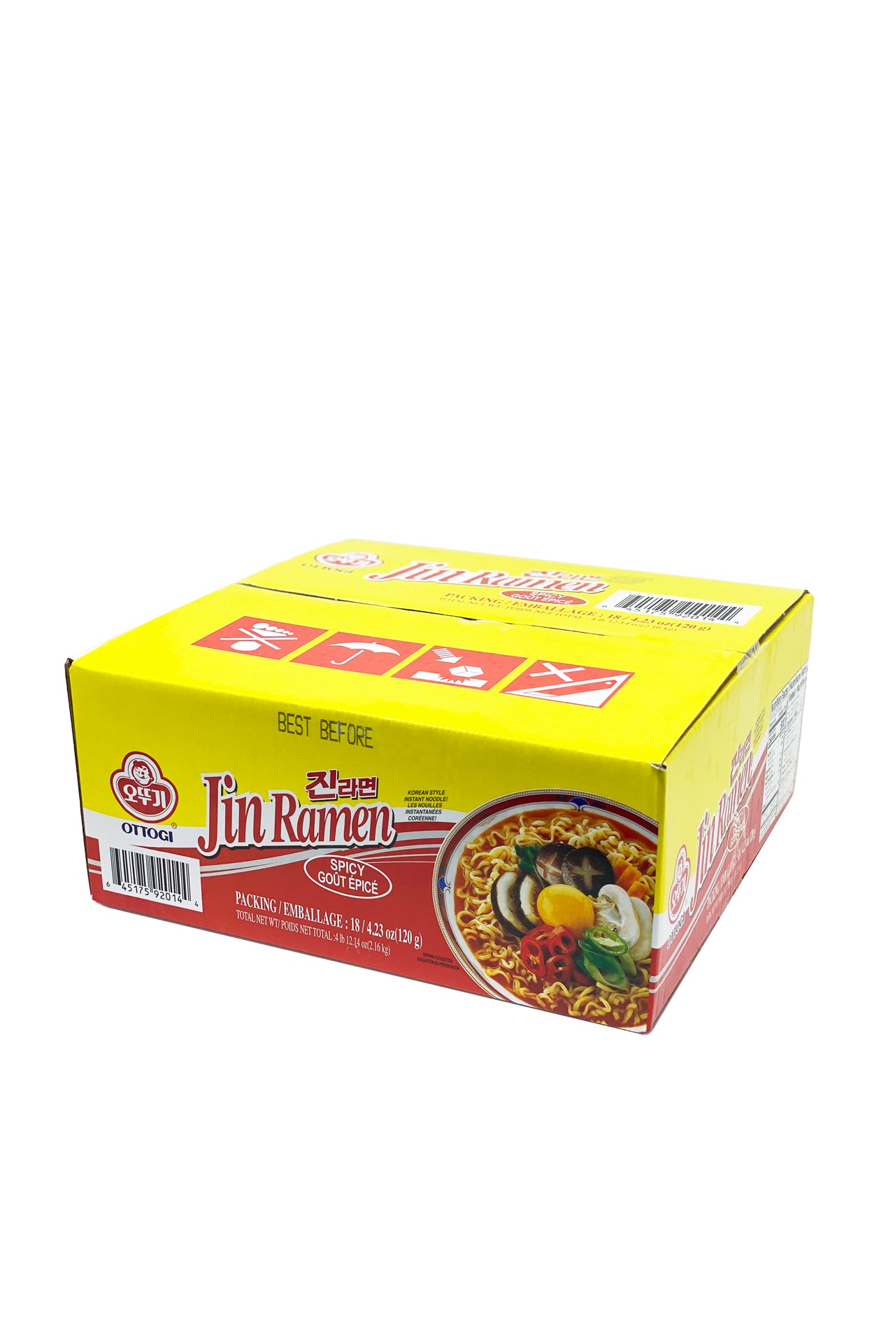 Jin Ramen Hot Flavor 4.23oz(120g) 4 Packs