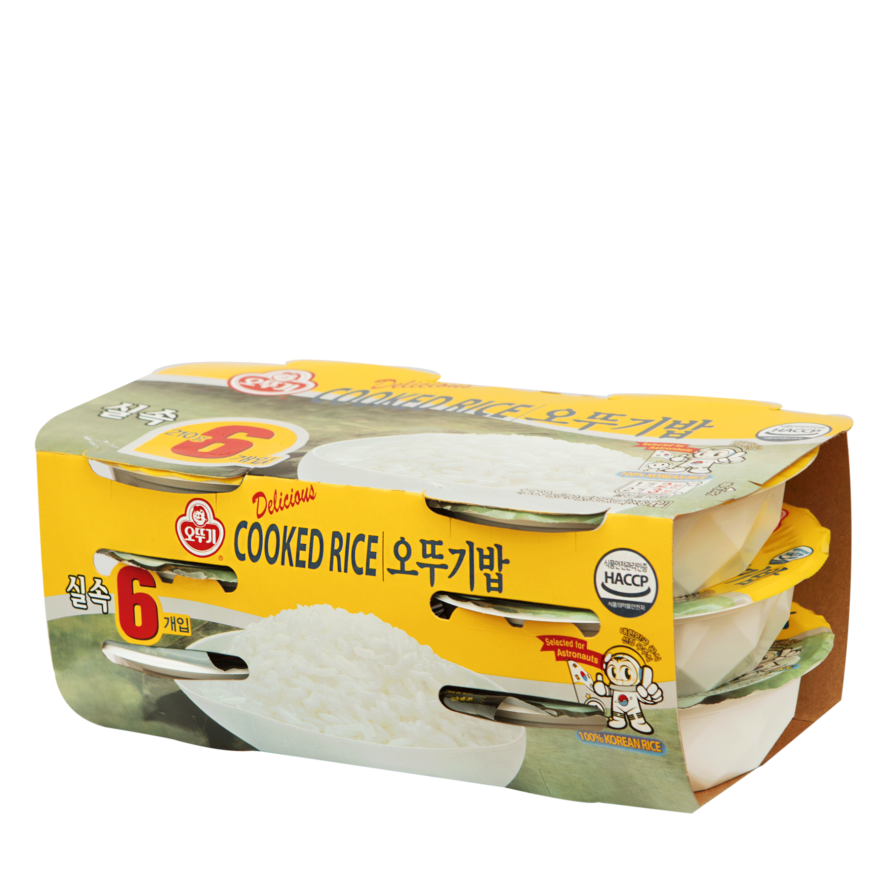 Deliciously Cooked White Rice 6PK