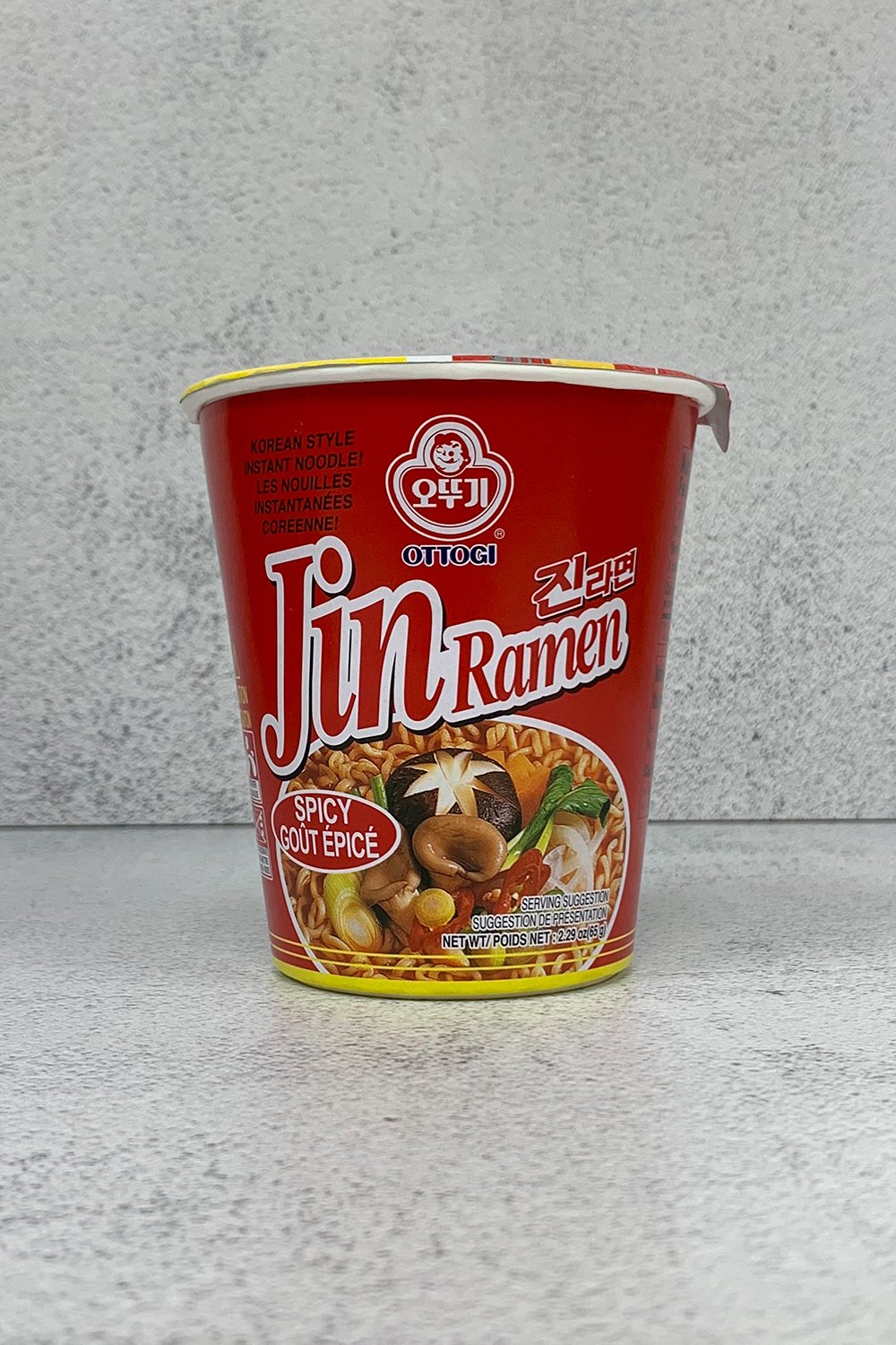 Ottogi - Jin Ramen Spicy Cup - Noodle Cups (65 gr) – K-Ramen - Love For  Noodles